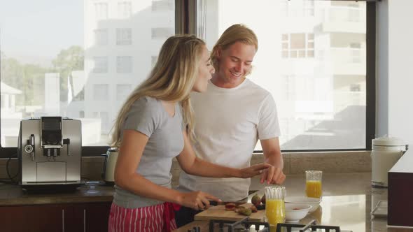 Caucasian couple self isolating at home during coronavirus covid19 pandemic