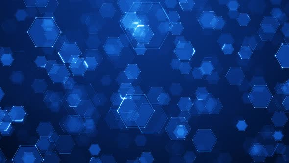 Hexagonal Technology Background 03