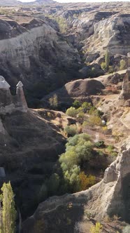 Cappadocia Landscape Aerial View