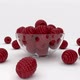 Raspberries In A Glass Bowl - VideoHive Item for Sale