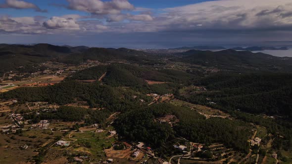 Sa Talaia mountain in Ibiza, Spain