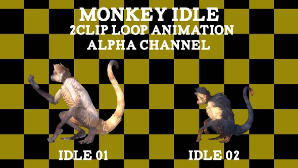 Monkey Alpha 2Clip Loop alt