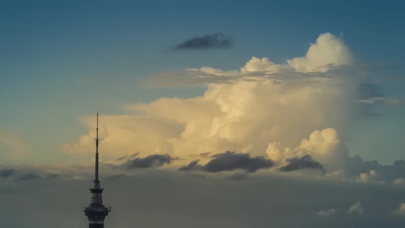 Auckland skyline timelapse