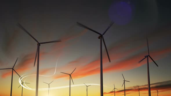 Wind Turbine Generator Wind Energy Plant Power Turbine