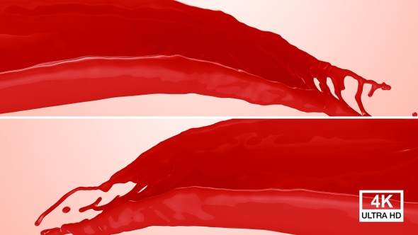 Pouring Red Paint 4K alt