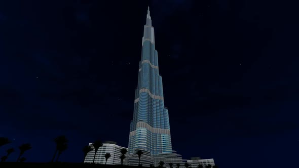 Burj Khalifa at Night 