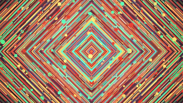 Colorful Festive Geometric Pattern