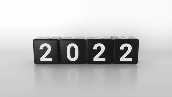 2022 To 2023 Transition, new year change concept.