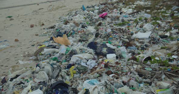 Plastic Pollution Pile of Stink and Toxic Residue