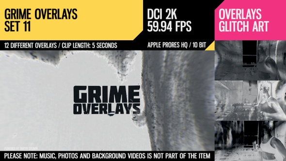 Grime Overlays (2K Set 11)