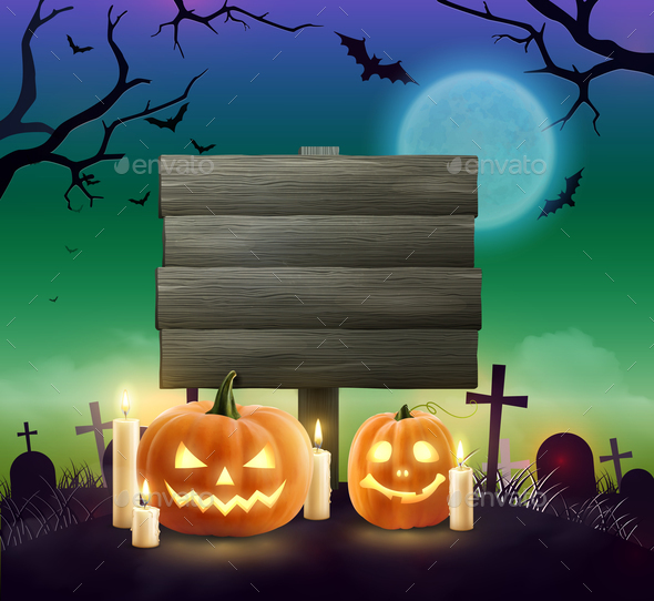 Halloween Realistic Background