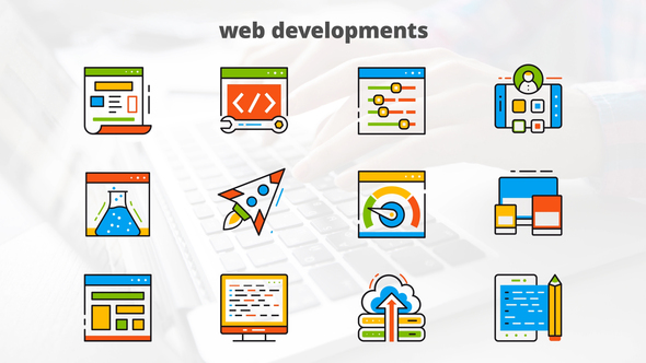 Web Development - Flat Animated Icons