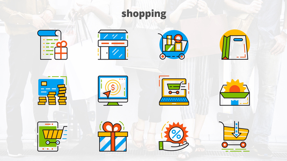 Shopping - Flat Animated Icons