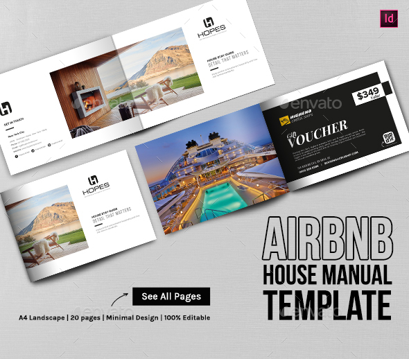 Airbnb House Manual/Guidebook Template