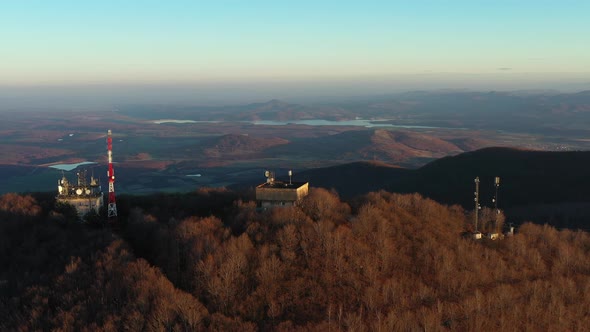 Base Station For Radio Broadcasting On Top Of A Mountain 2