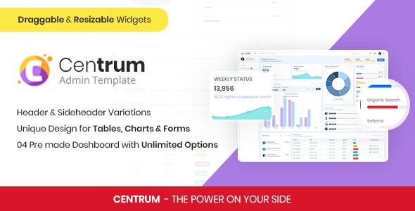 Centrum - Responsive Admin Template