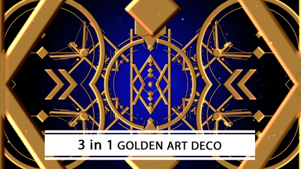 Golden Art Deco
