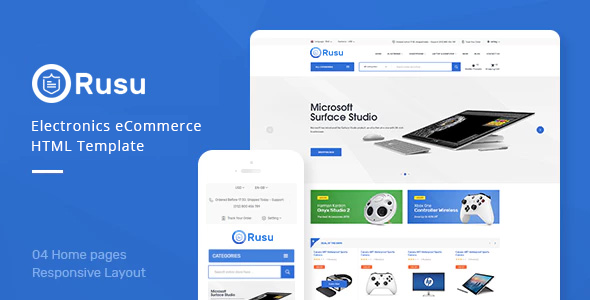 Rusu - Electronics eCommerce HTML Template