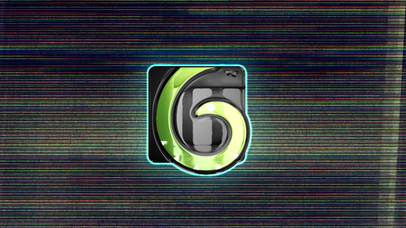 Split Glitchy Logo Reveal alt