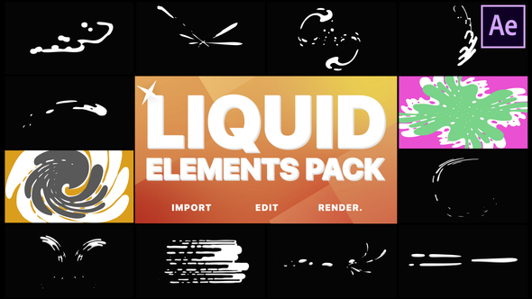 Liquid Motion Elements And Transitions | After Effects
