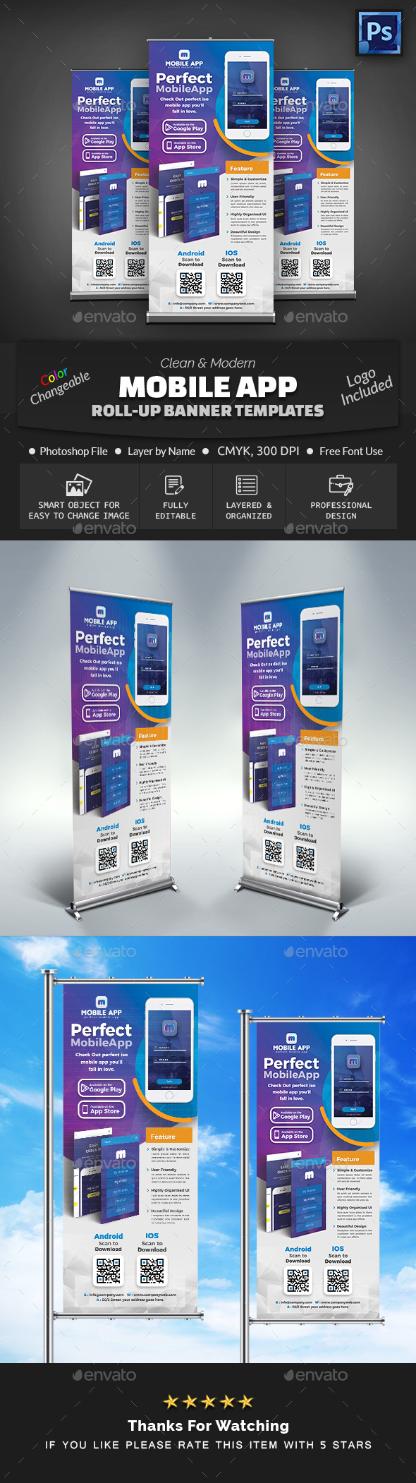 Android And App Banner Graphics Designs Templates