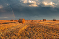 Bales of hay under the rainbow - PhotoDune Item for Sale