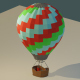 Low Poly Hot Air Balloon - 3DOcean Item for Sale