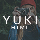 Yuki - Photographer Portfolio Template - ThemeForest Item for Sale