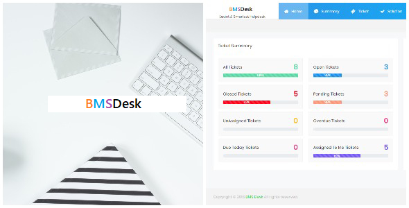 BMSDesk - Helpdesk Ticket System Angular