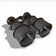 Black Vintage Binocular - 3DOcean Item for Sale