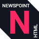 Newspoint - News, Magazine & Blogging HTML Template - ThemeForest Item for Sale