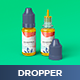 E-Juice Dropper Bottle MockUp - GraphicRiver Item for Sale