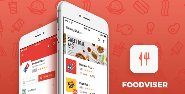 Foodviser - Food Ordering iOS App Template