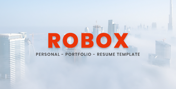 Robox - Personal Portfolio Template