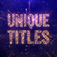 Awards Gold Particles Titles - VideoHive Item for Sale
