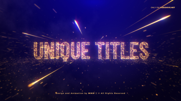 Awards Gold Particles Titles