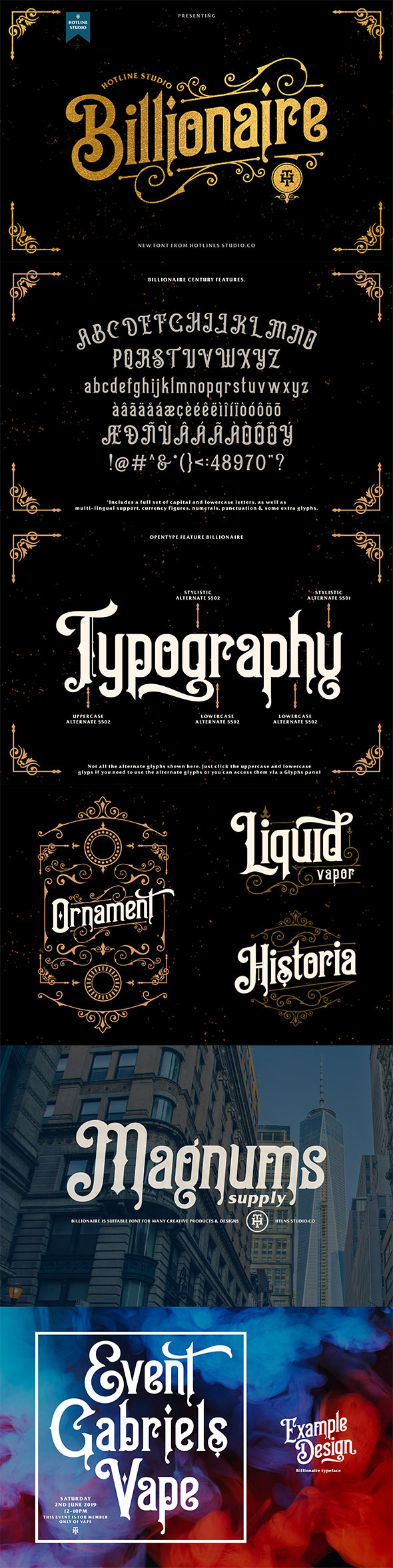 Billionaire typeface