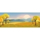 Panorama Autumn Landscape with Yellow Trees - GraphicRiver Item for Sale
