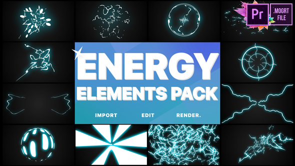 Energy Elements Pack | Premiere Pro MOGRT