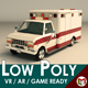 Low Poly Ambulance 02 - 3DOcean Item for Sale
