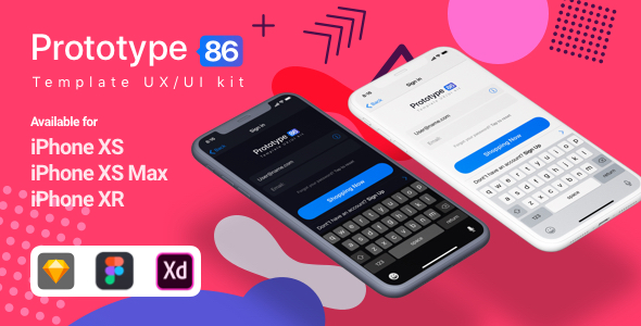 Prototype 86 Template UX/UI Kit
