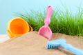 Children's toys for the sandbox. Studio photography. - PhotoDune Item for Sale
