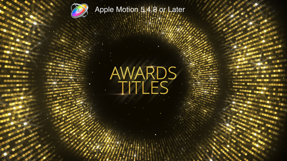 Awards Titles - Apple Motion