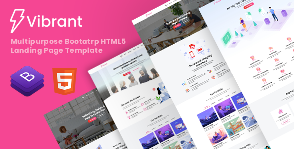 Vibrant - Multipurpose Landing Page Template