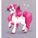 Unicorn Princess Vector Illustration - GraphicRiver Item for Sale