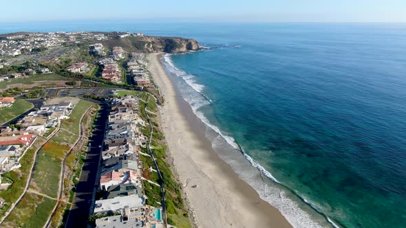 Aerial View of Salt Creek and Monarch Beach Coastline, California