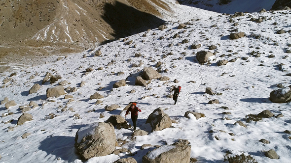 Trekking In Mountain