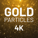 Gold Particles Background 4K - VideoHive Item for Sale