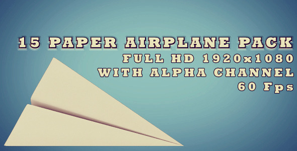 15 Paper Airplane Pack