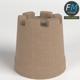 Beach sand tower - 3DOcean Item for Sale